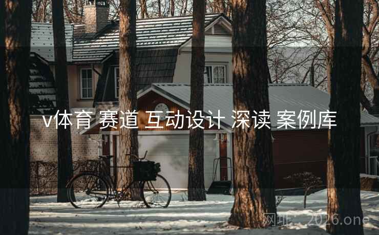 v体育 赛道 互动设计 深读 案例库