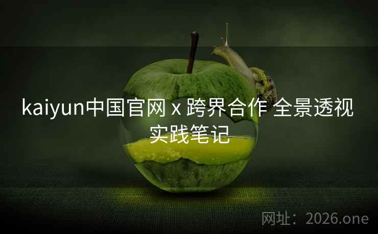 kaiyun中国官网 x 跨界合作 全景透视 实践笔记