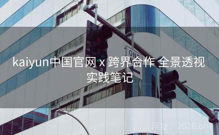kaiyun中国官网 x 跨界合作 全景透视 实践笔记